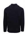 S.N.S Herning Fender blue wool sweater with short zip shop online men s knitwear