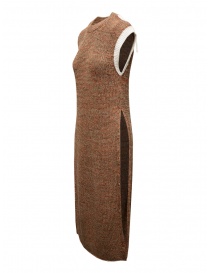 Dune_ short-sleeved knit stole-dress