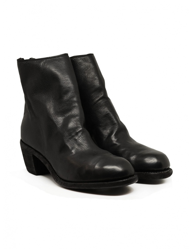 Guidi stivaletto nero in pelle con cerniera 4006 CALF LINED BLKT calzature donna online shopping