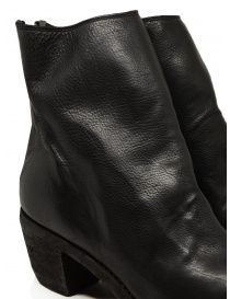 Guidi black leather ankle boot with zip womens shoes price