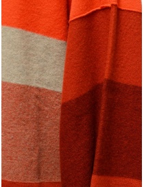 Dune_ maglia kimono patchwork a collo alto rossa