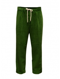 Cellar Door Paja green corduroy trousers online