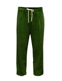 Cellar Door Paja pantaloni in velluto a coste verdi online