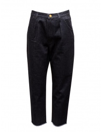 Cellar Door dark blue boyfriend jeans TELA BLU NAVY ID121 69 order online