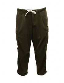 Cellar Door Cargo pants in dark olive green fleece CARGO C OLIVE NIGHTS OQ156 78 order online