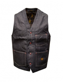 Kapital denim vest lined in wool K2210SJ088 IDG order online