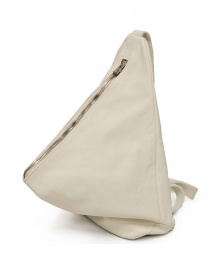 Bags online: Guidi BV08 white backpack in full grain horse leather