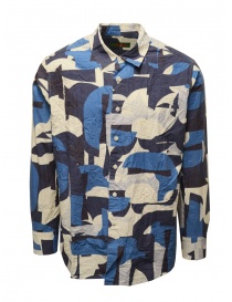 Casey Casey Fabiano blue printed shirt 20HC288 INK order online