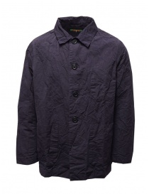 Casey Casey Rivoli giacca-camicia in lino e cotone blu 20HV310 INK order online
