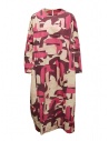 Casey Casey PYJ Rouch pink printed oversized dress buy online 20FR423 PINK