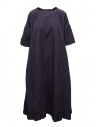 Casey Casey Wow long blue tunic dress with short sleeves buy online 20FR424 INK
