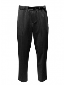 Monobi black pants with integrated belt on discount sales online