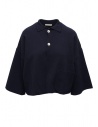 Ma'ry'ya blue shirt collar knit cardigan buy online YIK016 A12 NAVY
