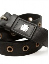 Guidi BLT18 perforated belt in black leather shop online belts
