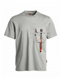 Parajumpers Mojave grey T-shirt PMTEERE07 MOJAVE LON.FOG 233 order online