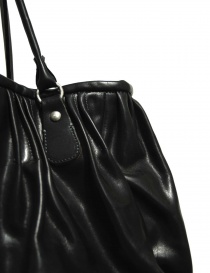 Delle Cose bright black leather bag price