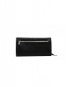 Il Bisonte Long Wallet with Zippers in Black Leather shop online wallets