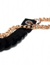 Ligia Dias necklace with pink brass chain and black washers shop online jewels