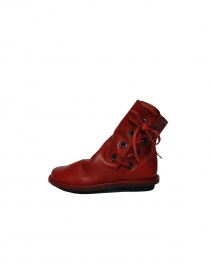 Trippen Tramp red ankle boots