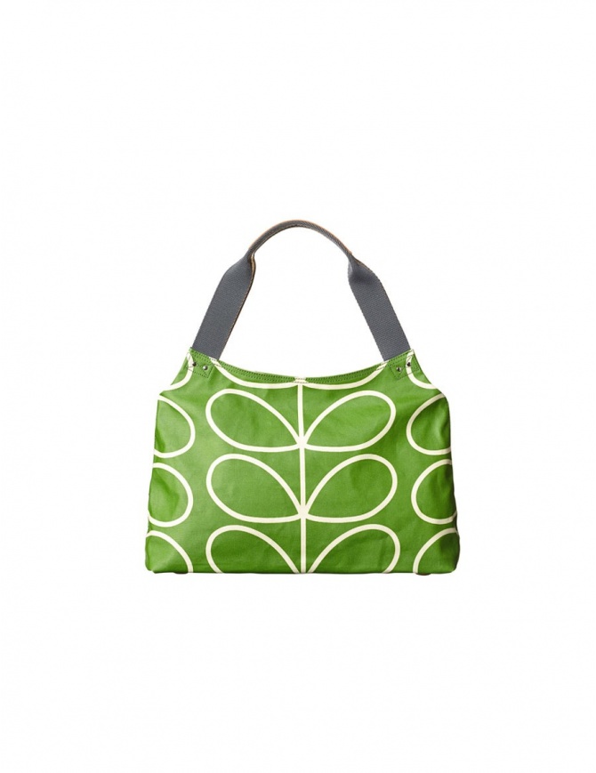 Orla Kiely Green Apple Stem Pattern Shoulder Bag