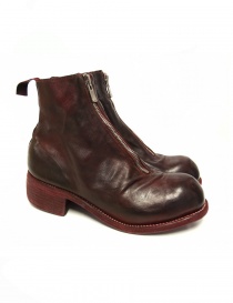 Stivaletto Guidi PL1 in pelle di vitello rossa foderato online