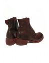 Red calf leather Guidi PL1 lined ankle boots PL1 CALF LINED CV23T price