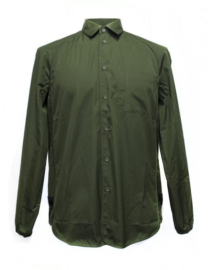 army green shirt