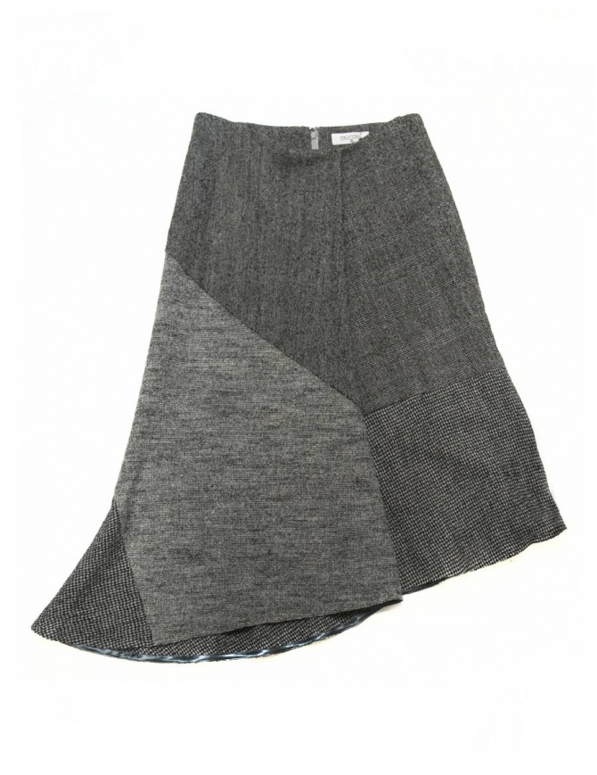 Fadthree Grey Asymmetric Skirt