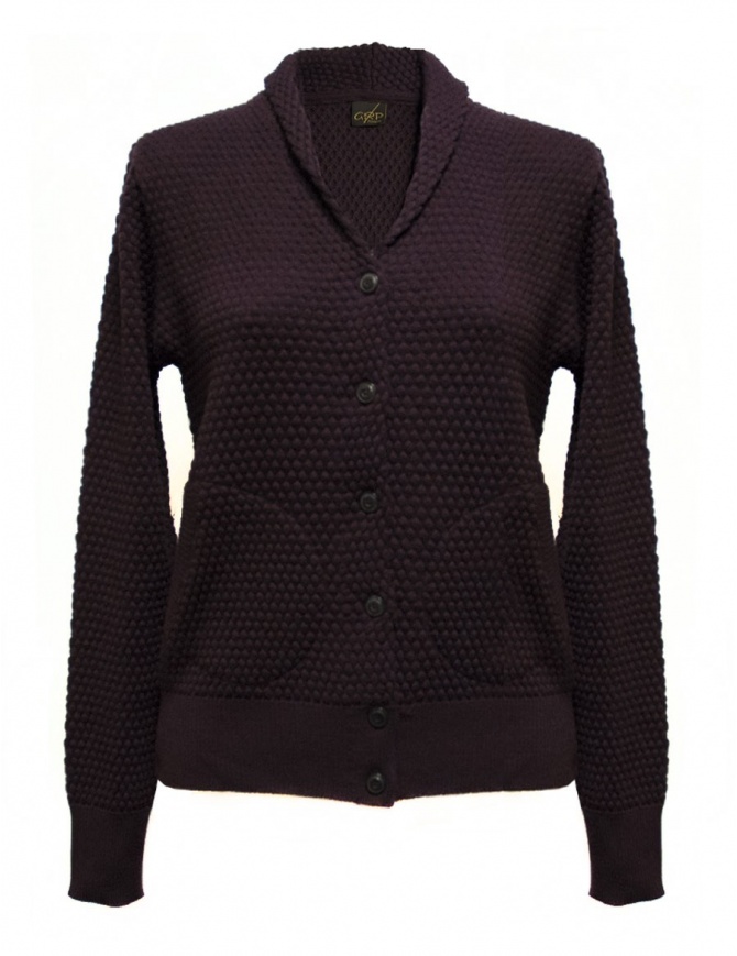 GRP plum cardigan SFTEC2-W-PRU GRP plum cardigan SFTEC2-W-PRU womens cardigans online shopping