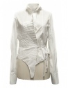 Camicia asimmetrica Marc Le Bihan colore bianco acquista online 26602
