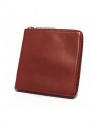 Ptah red leather card holder buy online PT130105 RED