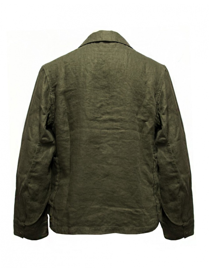 Kapital Japan Army Green Linen Suit Jacket for Men