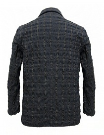 Sage de Cret grey prominent check texture jacket buy online