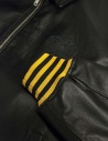 Giubbino Golden Goose Coach in pelle nera G30MP539.A1 acquista online