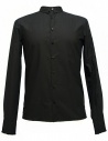 Label Under Construction Frayed Buttonholes black shirt buy online 29FMSH36 CO184 29/9 SHIRT