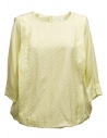 Camicia Harikae in seta colore giallo acquista online SS17H0027-SILK-BLOUS