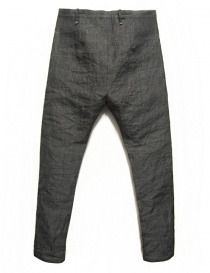 Pantalone Label Under Construction Front Cut colore grigio